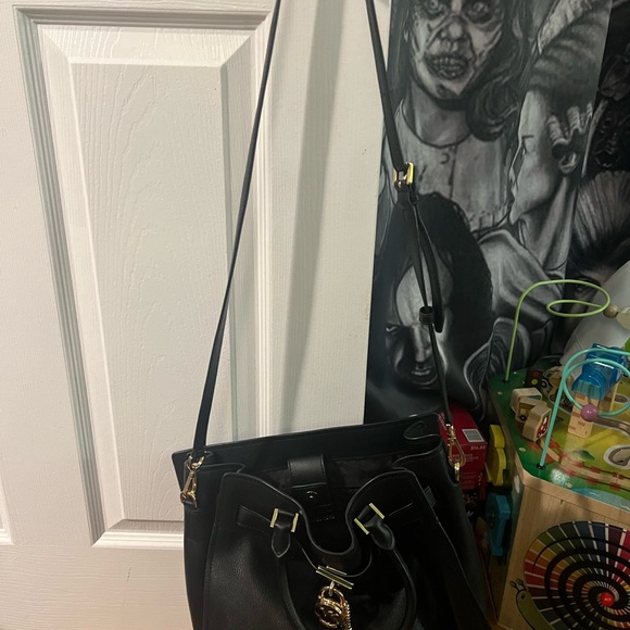 Michael kors Black Leather Shoulder Bag - Picture 2 of 4